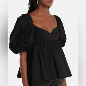Caroline Constas Balloon Sleeve Top